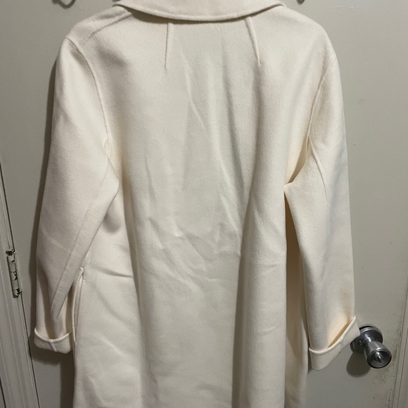 Theory Open Front Coat in Double-Face Wool-Cashmere - Picture 4 of 5